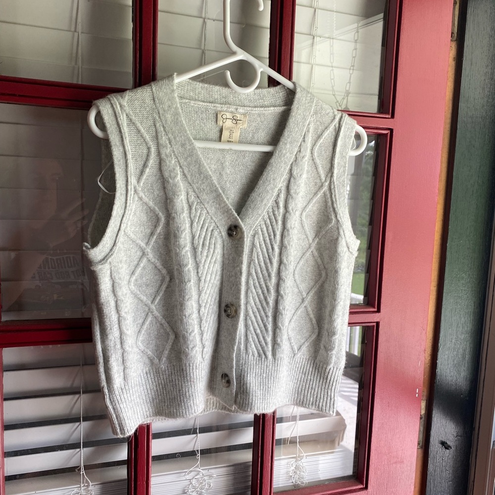 Grey Jessica Simpson vest